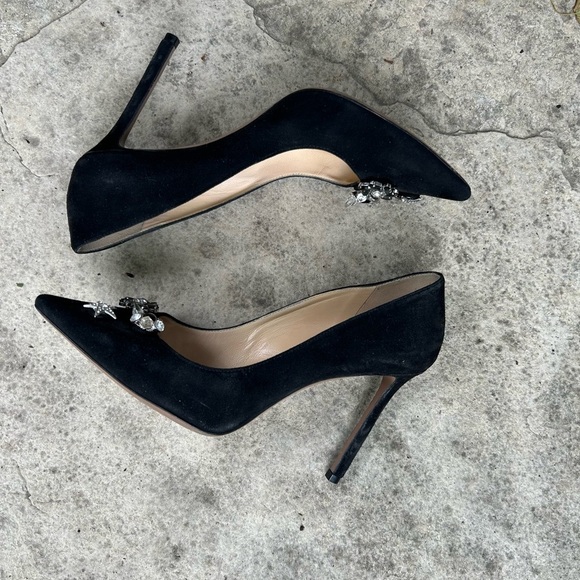 Jimmy Choo Jasmine Black Suede pump with crystals, size 37 - Picture 4 of 12